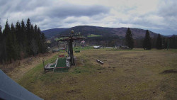 Horní část sjezdovky Skiareálu Ramzová