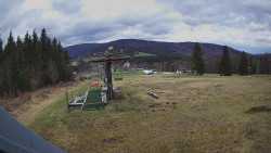 Horní část sjezdovky Skiareálu Ramzová