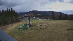 Horní část sjezdovky Skiareálu Ramzová