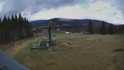 Horní část sjezdovky Skiareálu Ramzová