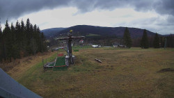 Horní část sjezdovky Skiareálu Ramzová