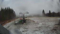 Horní část sjezdovky Skiareálu Ramzová