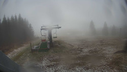 Horní část sjezdovky Skiareálu Ramzová