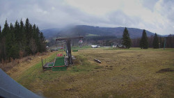 Horní část sjezdovky Skiareálu Ramzová