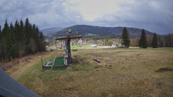 Horní část sjezdovky Skiareálu Ramzová