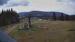 Horní část sjezdovky Skiareálu Ramzová