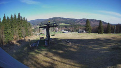 Horní část sjezdovky Skiareálu Ramzová