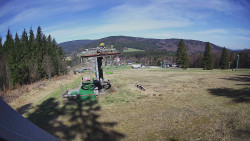 Horní část sjezdovky Skiareálu Ramzová