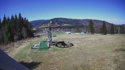 Horní část sjezdovky Skiareálu Ramzová