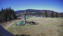 Horní část sjezdovky Skiareálu Ramzová