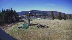 Horní část sjezdovky Skiareálu Ramzová