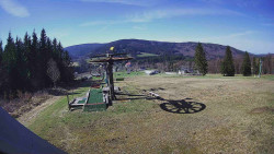 Horní část sjezdovky Skiareálu Ramzová