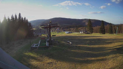 Horní část sjezdovky Skiareálu Ramzová