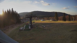 Horní část sjezdovky Skiareálu Ramzová