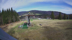 Horní část sjezdovky Skiareálu Ramzová