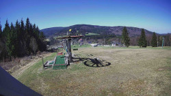 Horní část sjezdovky Skiareálu Ramzová