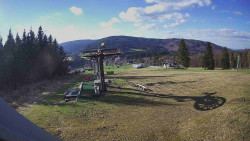 Horní část sjezdovky Skiareálu Ramzová