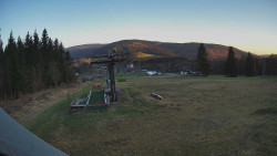 Horní část sjezdovky Skiareálu Ramzová