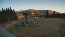 Horní část sjezdovky Skiareálu Ramzová