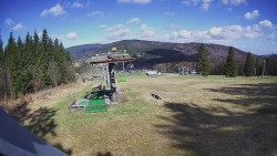 Horní část sjezdovky Skiareálu Ramzová