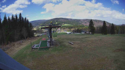 Horní část sjezdovky Skiareálu Ramzová