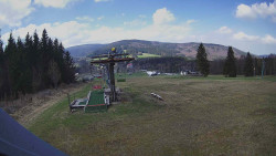 Horní část sjezdovky Skiareálu Ramzová