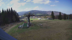 Horní část sjezdovky Skiareálu Ramzová