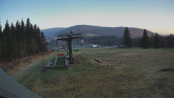 Horní část sjezdovky Skiareálu Ramzová