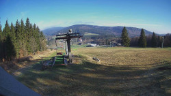 Horní část sjezdovky Skiareálu Ramzová