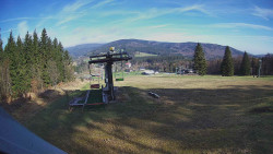 Horní část sjezdovky Skiareálu Ramzová