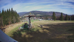 Horní část sjezdovky Skiareálu Ramzová