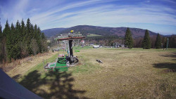 Horní část sjezdovky Skiareálu Ramzová