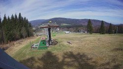 Horní část sjezdovky Skiareálu Ramzová