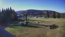 Horní část sjezdovky Skiareálu Ramzová