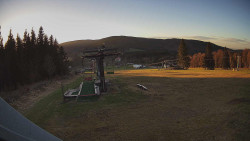 Horní část sjezdovky Skiareálu Ramzová