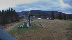 Horní část sjezdovky Skiareálu Ramzová