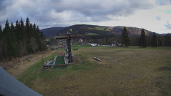 Horní část sjezdovky Skiareálu Ramzová