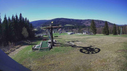 Horní část sjezdovky Skiareálu Ramzová