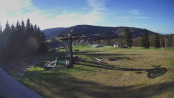 Horní část sjezdovky Skiareálu Ramzová