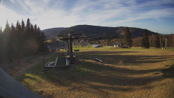 Horní část sjezdovky Skiareálu Ramzová