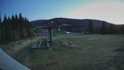 Horní část sjezdovky Skiareálu Ramzová