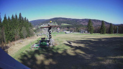 Horní část sjezdovky Skiareálu Ramzová