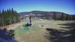 Horní část sjezdovky Skiareálu Ramzová