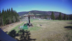 Horní část sjezdovky Skiareálu Ramzová