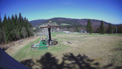 Horní část sjezdovky Skiareálu Ramzová