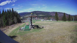 Horní část sjezdovky Skiareálu Ramzová