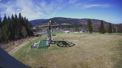 Horní část sjezdovky Skiareálu Ramzová