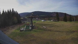 Horní část sjezdovky Skiareálu Ramzová