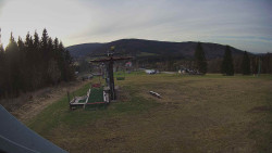 Horní část sjezdovky Skiareálu Ramzová