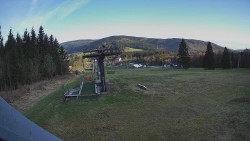 Horní část sjezdovky Skiareálu Ramzová